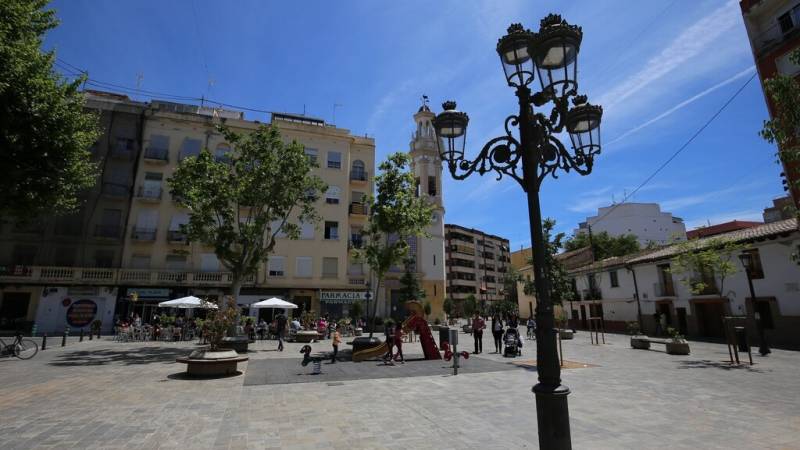 La plaza de Patraix, uno de los barrios donde se llevarán a cabo estas visitas guiadas