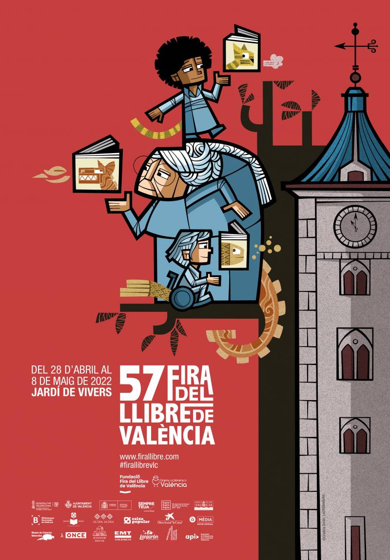 Cartell 57 Fira del Llibre de València./EPDA