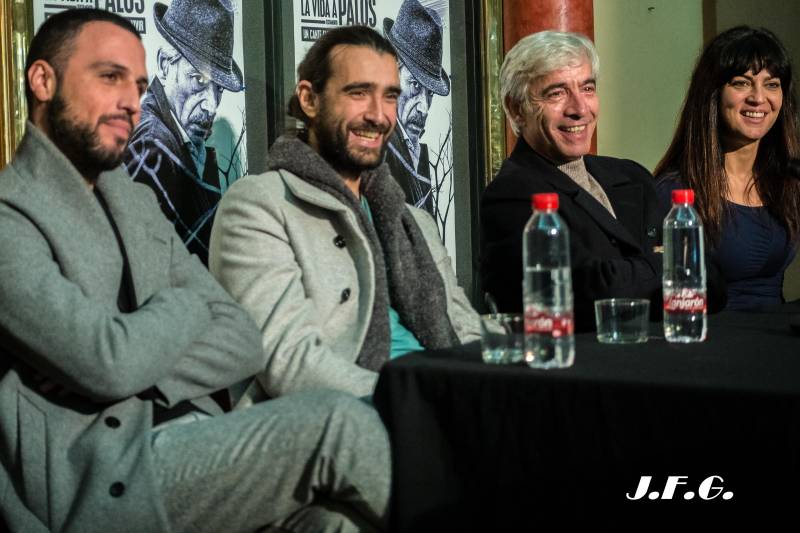 Raúl Jiménez, Aitor Luna, Imanol Arias y Guadalupe Lancho