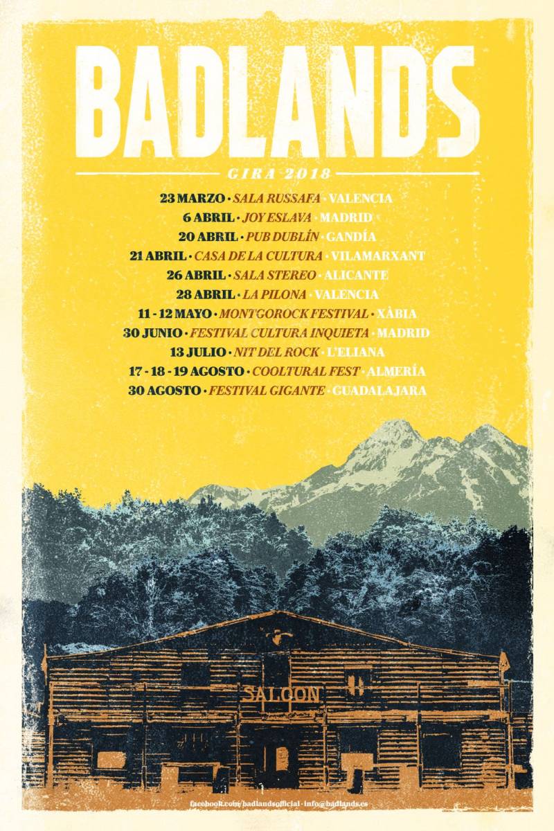 Cartel de la gira