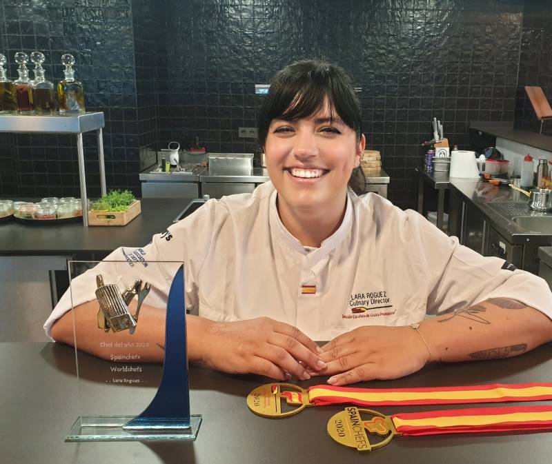 Lara Roquez, ganadora premio Chef del Año 2020./ EPDA