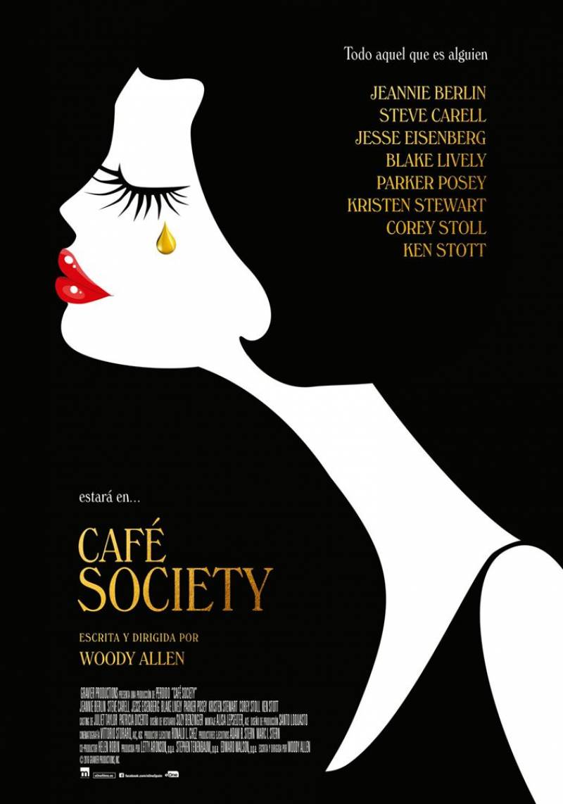 Cartel de Café Society de Woody Allen