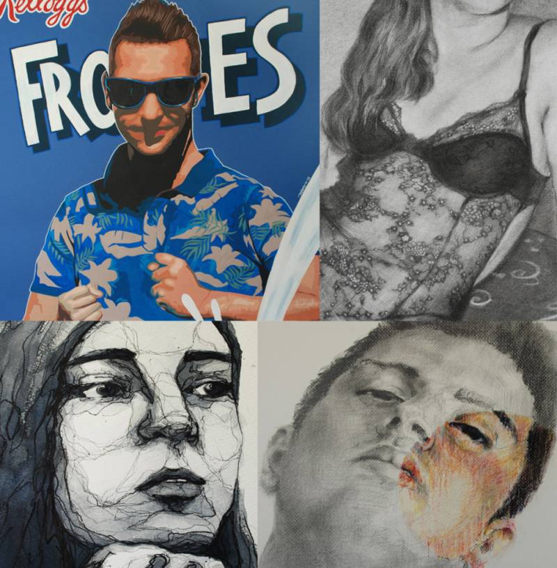 Cartel oficial de la exposición : : Las Naves