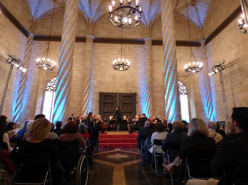 Concierto Orquesta de València en la Lonja