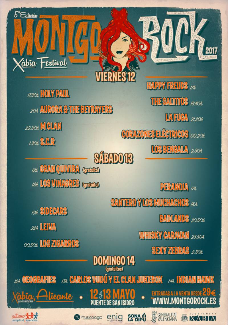 Horarios del festival