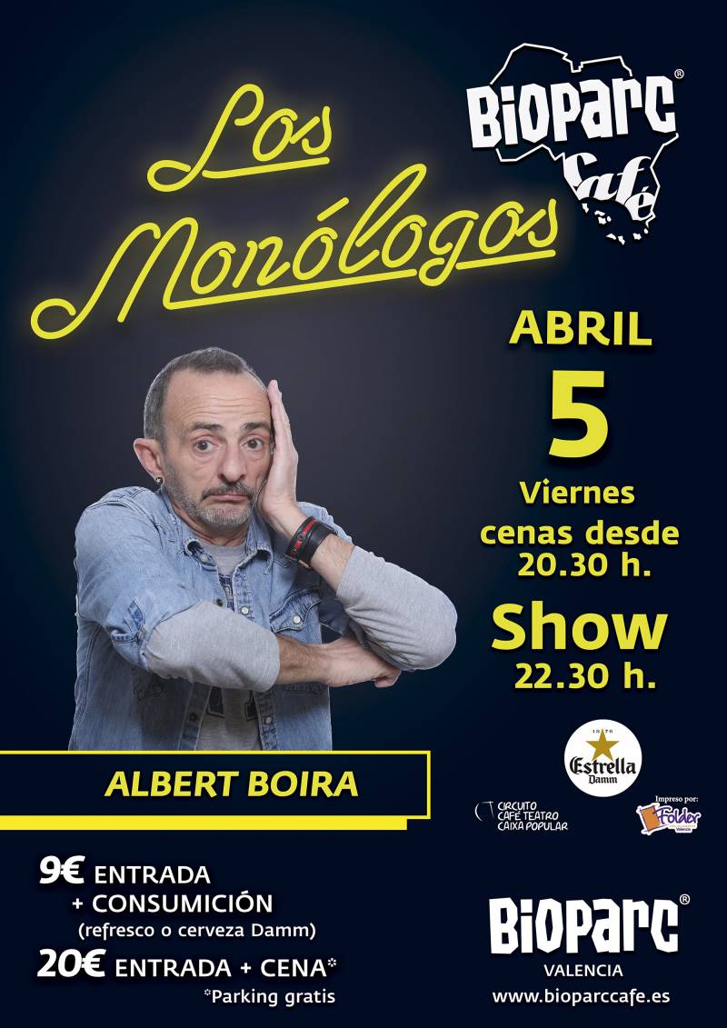 Monologo Albert Boira - BIOPARC Café