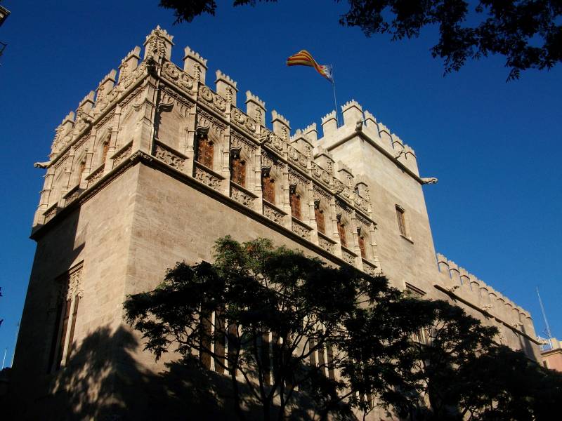 Consulado del mar, lonja de la seda, Valencia. //P.Silla