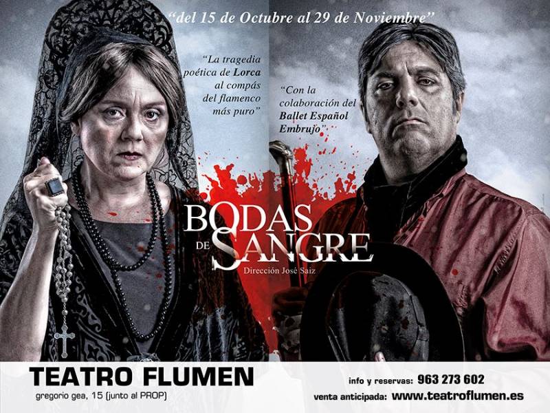 Cartel anunciador de Bodas de Sangre. //EPDA