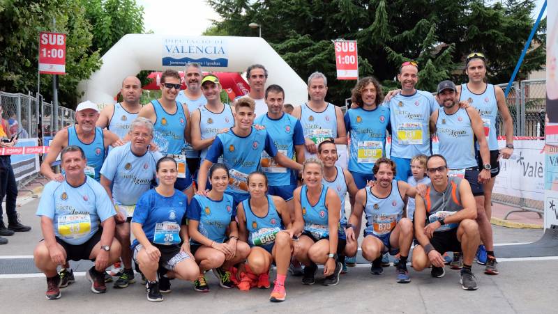 Circuito de la carrera popular de la Diputació de València a Siete Aguas.