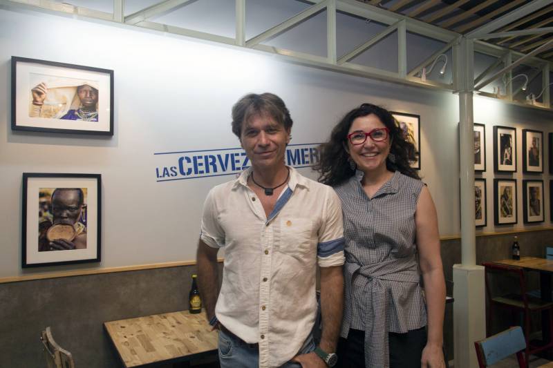 Luis MIllet y Anabel Navas, directora de BWK