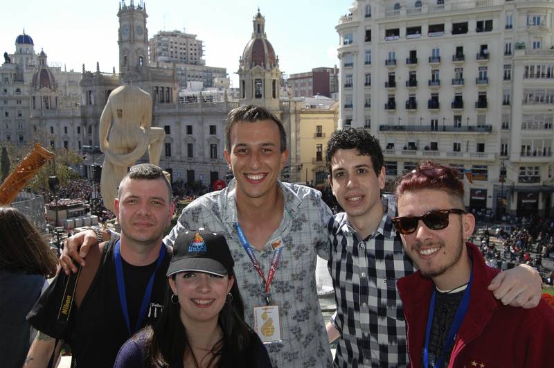 Visitantes en las fallas 2016. //viu valencia