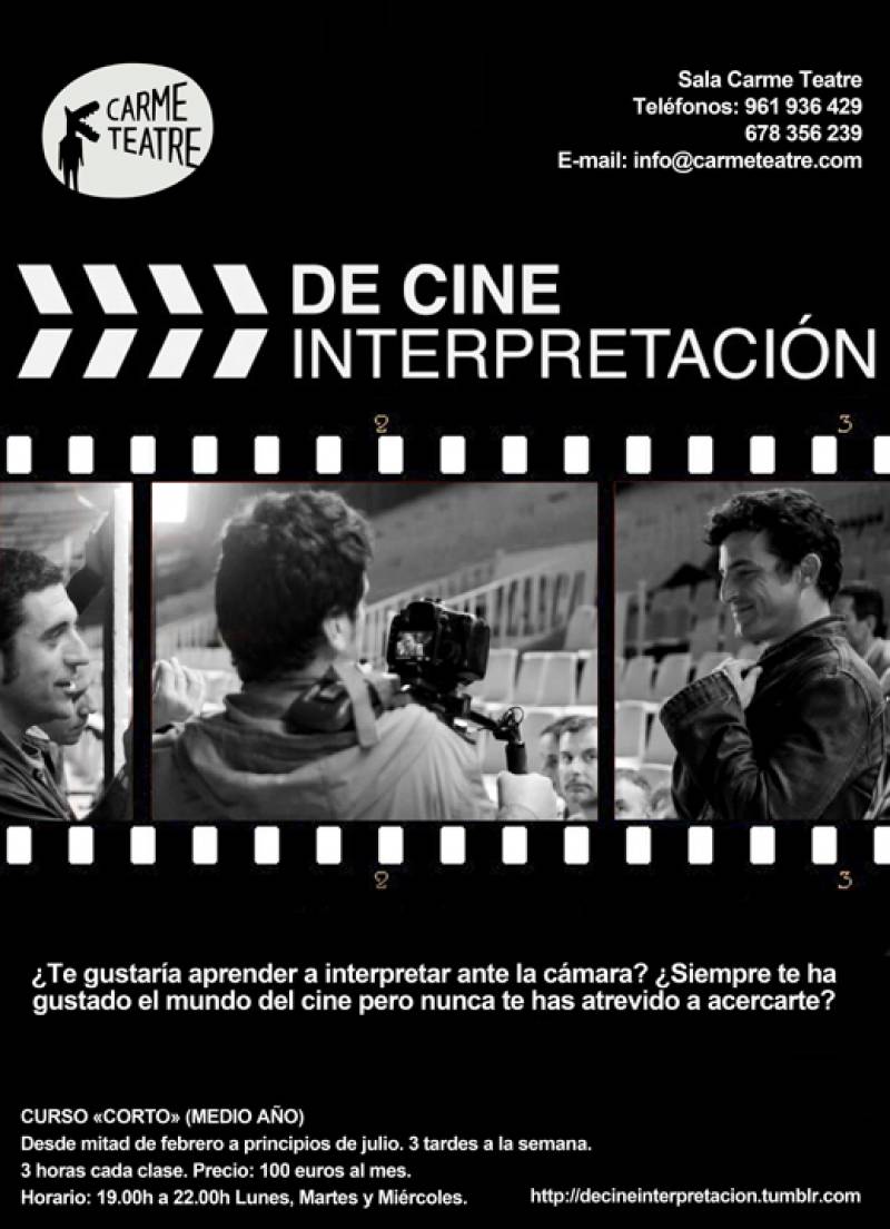 Cartel del curso de cine. //Viu Valencia