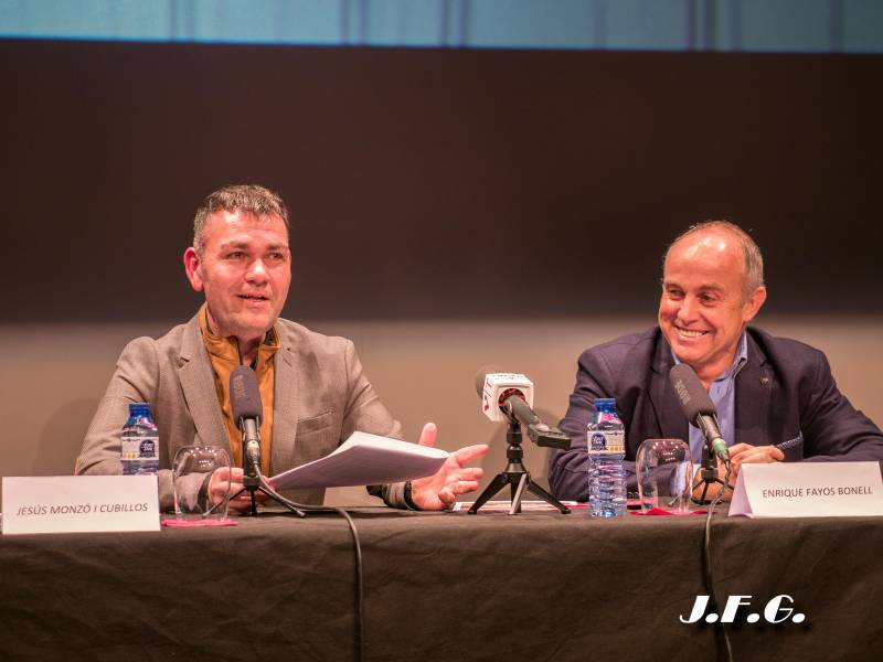 JESÚS MONZÓ, ALCALDE DE CATARROJA Y ENRIQUE FAYOS DIRECTOR OLYMPIA METROPOLITANA
