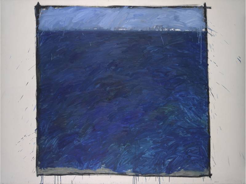 Jordi Teixidor, Pintura Azul I 1986