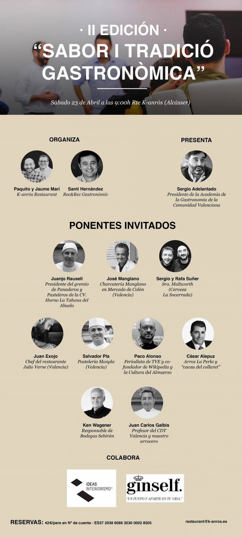 Cartel anunciador de las jornadas//Viu València