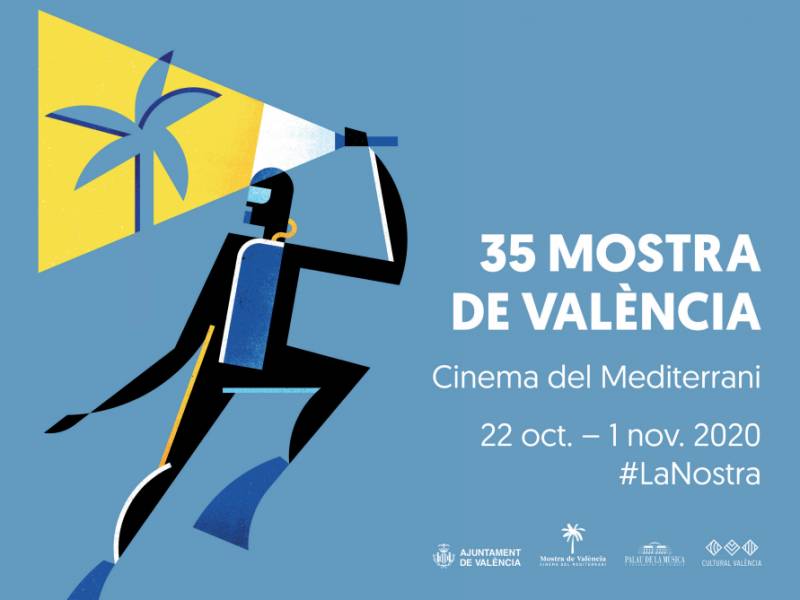 Cartel edición número 35 de Mostra de València-Cinema Mediterrani./ EPDA