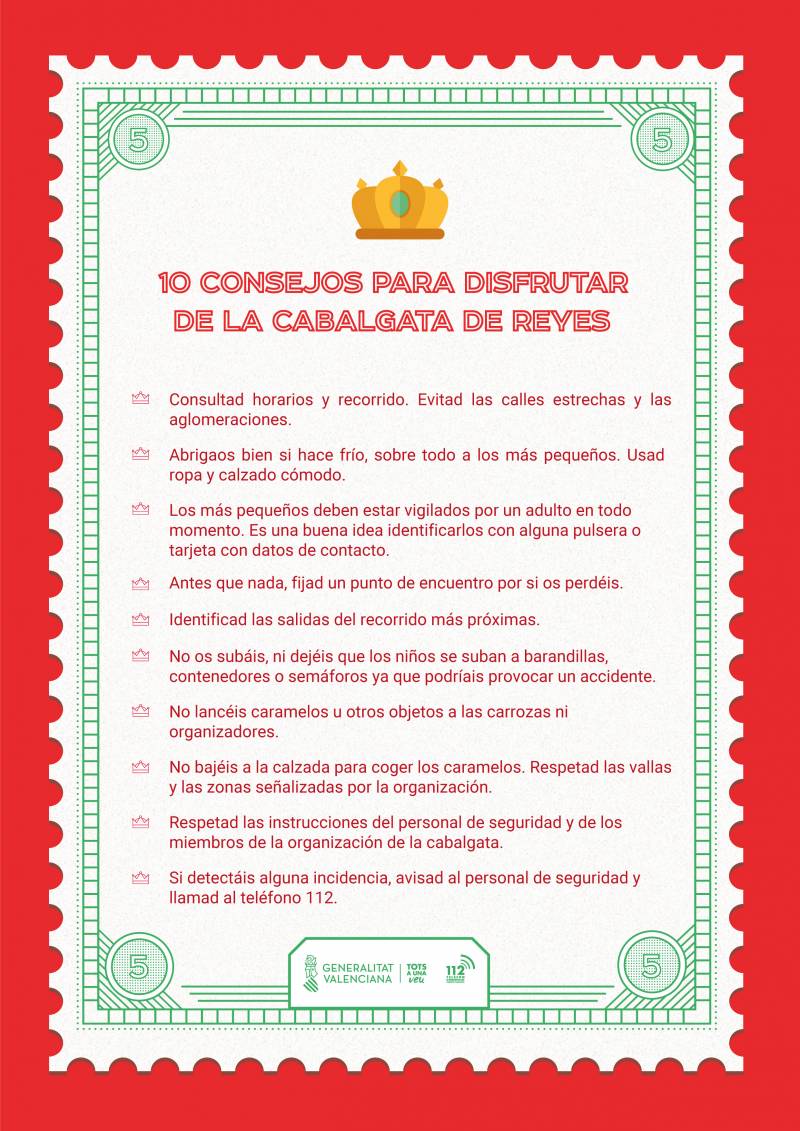 Consejos cabalgata de Reyes