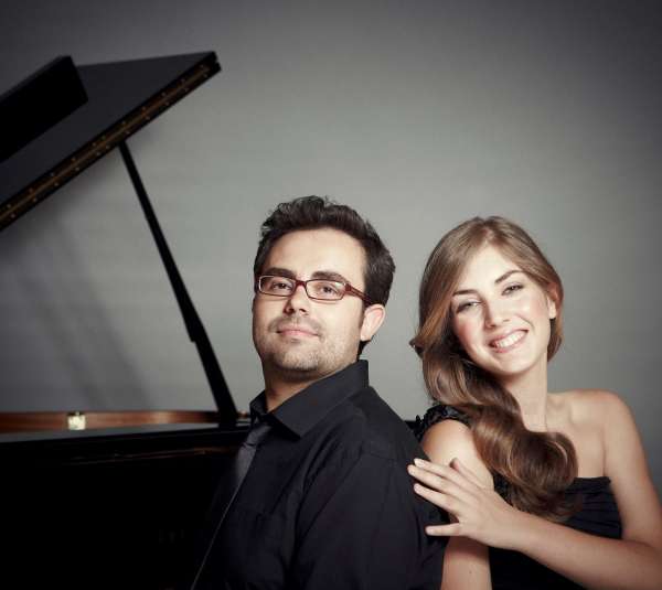 Laura Sierra y Manuel Tévar, integrantes de Iberian & Klavier. FOTO: El Palau de la Música