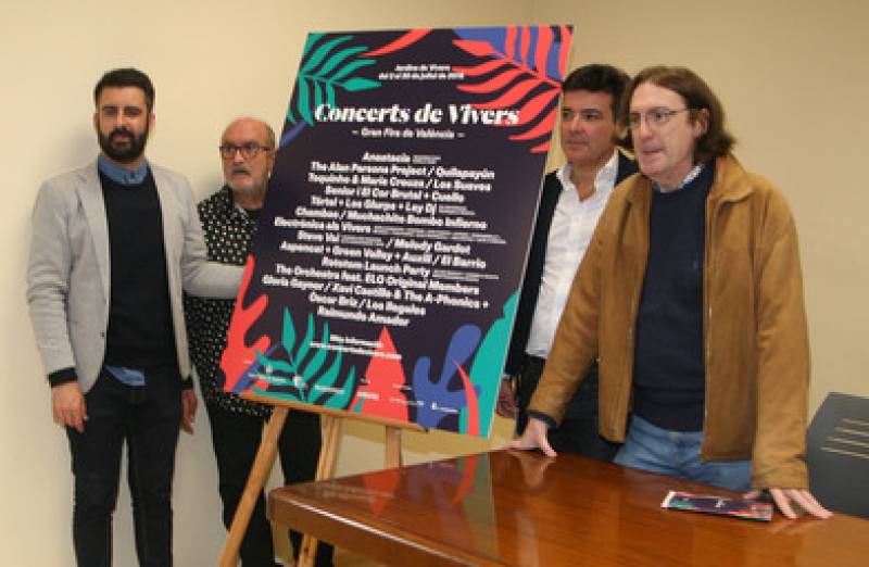 Presentación del cartel de los conciertos. // viu valència