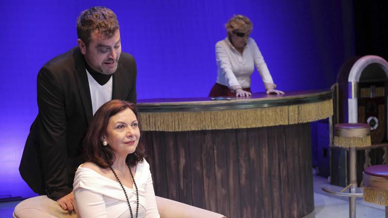 Una de las escenas del espectáculo en Sala Russafa. //viu valència