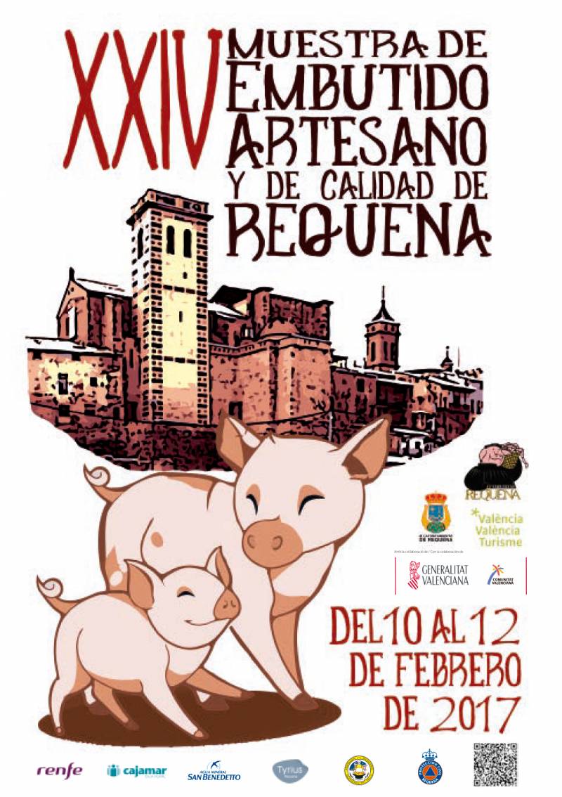 Cartel Feria Embutido Requena