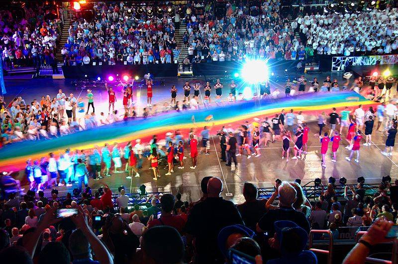 Ceremonia de los Gay Games. EPDA