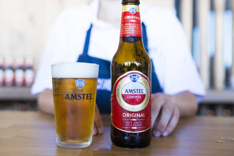 AMSTEL ORIGINAL, HECHA EN VALENCIA