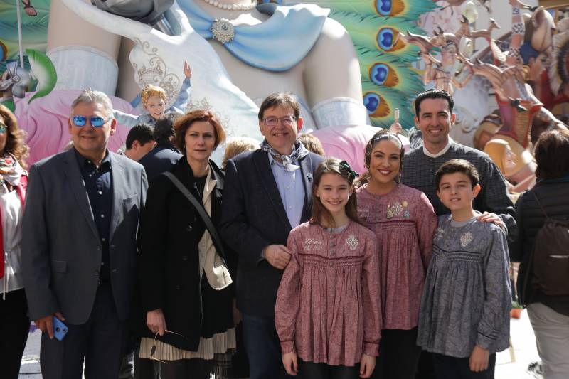 Puig visita la Falla Convento Jerusalén