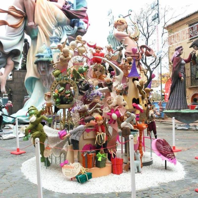 Falla infantil de Na Jordana. //eldiario.es