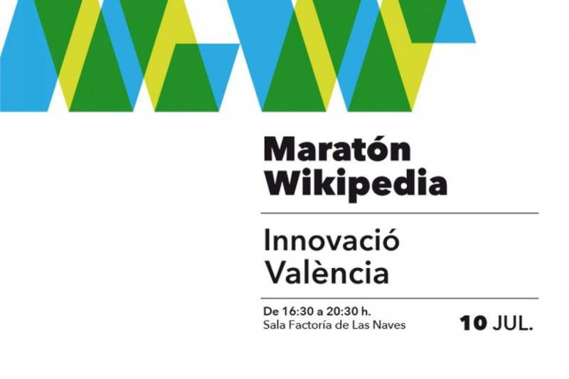 Cartel Maratón Wikipedia, Las Naves./ EPDA