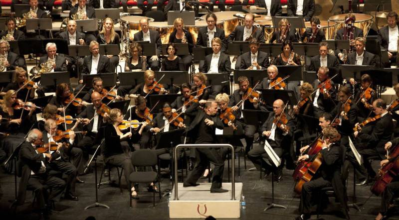 The Royal Philharmonic Orchestra en uno de sus conciertos