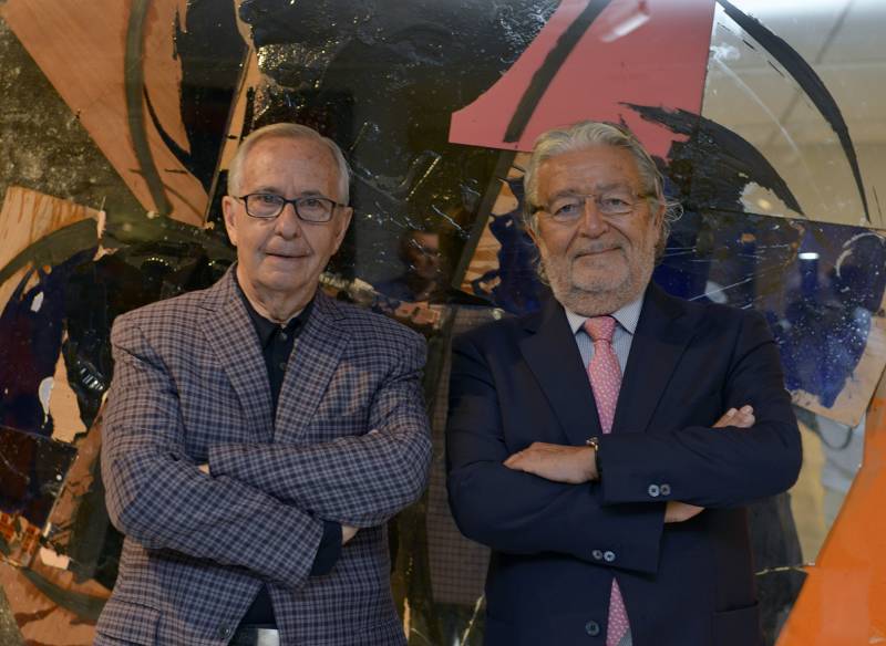 Manolo Valdés y Rafael Alcón