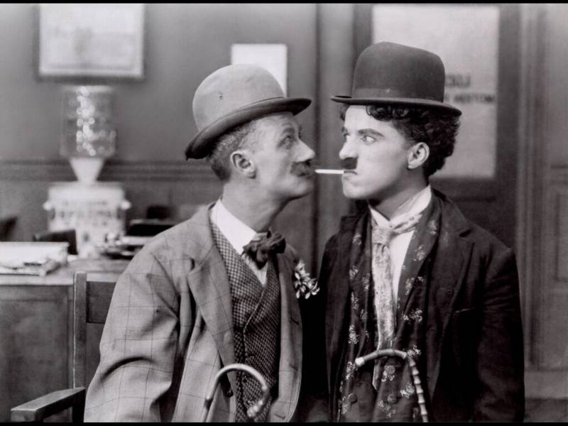 Escena con Charles Chaplin. EPDA.