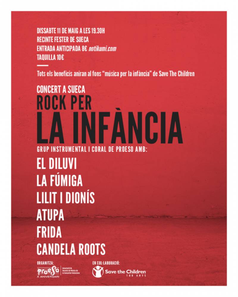 Cartel Rock Infància