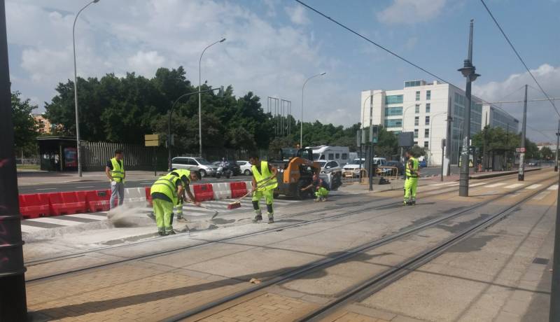 Obras San Agustín y Ayuntamiento./ EPDA