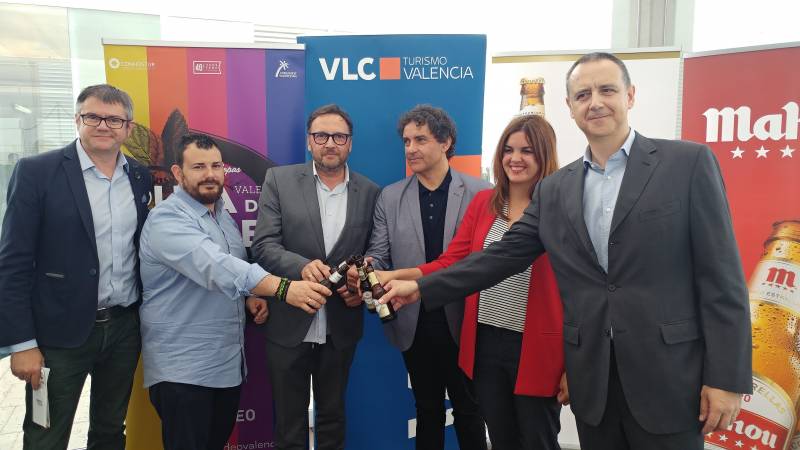 Manuel Espinar, Francesc Colomer, Sandra Gómez, Guillermo Rubert, Javier de Andrés y Alejandro Platero