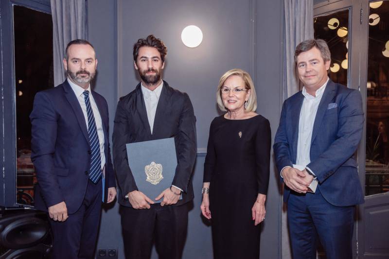 Momento de la entrega del Premio Aguja Brillante 2019 Momento de la entrega del Premio Aguja Brillante 2019