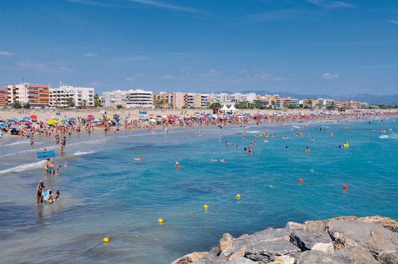 Imagen de la playa Racó de Mar, una de las mejores de la provincia de Valencia. FOTO CANETDENBERENGUER.ES