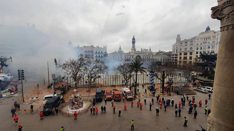 Mascletà pirotècnia Turís. /EPDA