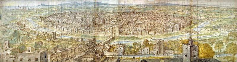 Vista de Valencia a mediados del siglo XVI
