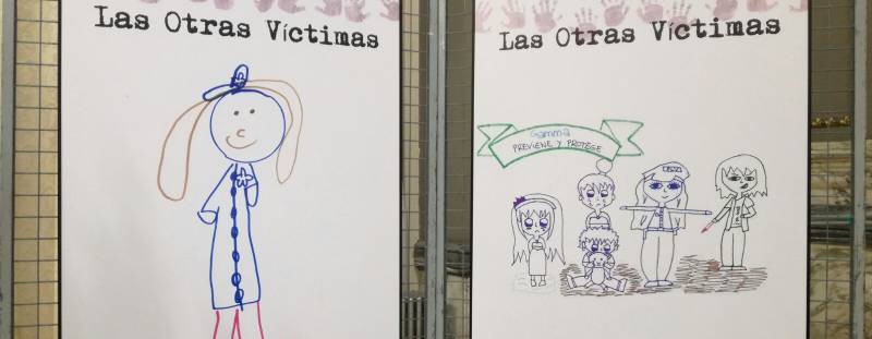 Exposició víctimes violència gènere xiquets 