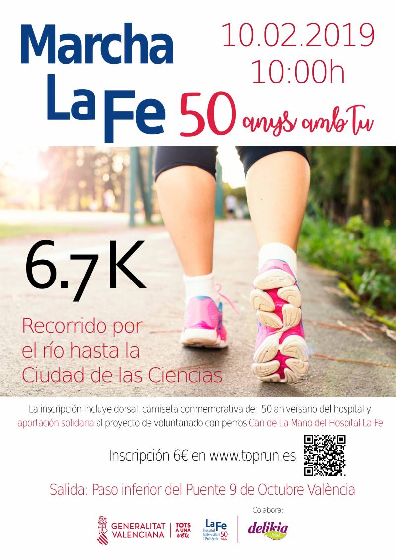 La Fe, Marcha a pie 50, Aniversario 