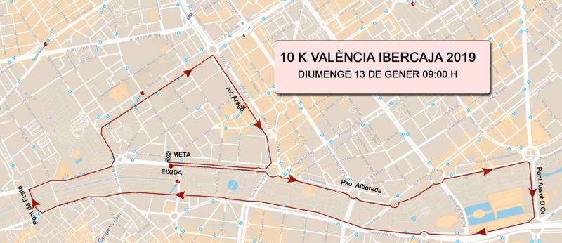 Itinerari 10K Ibercaja 2019