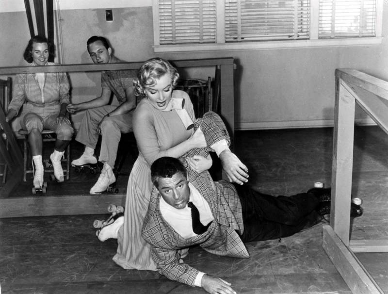 Monkey Business, Cary Grant y Marilyn Monroe