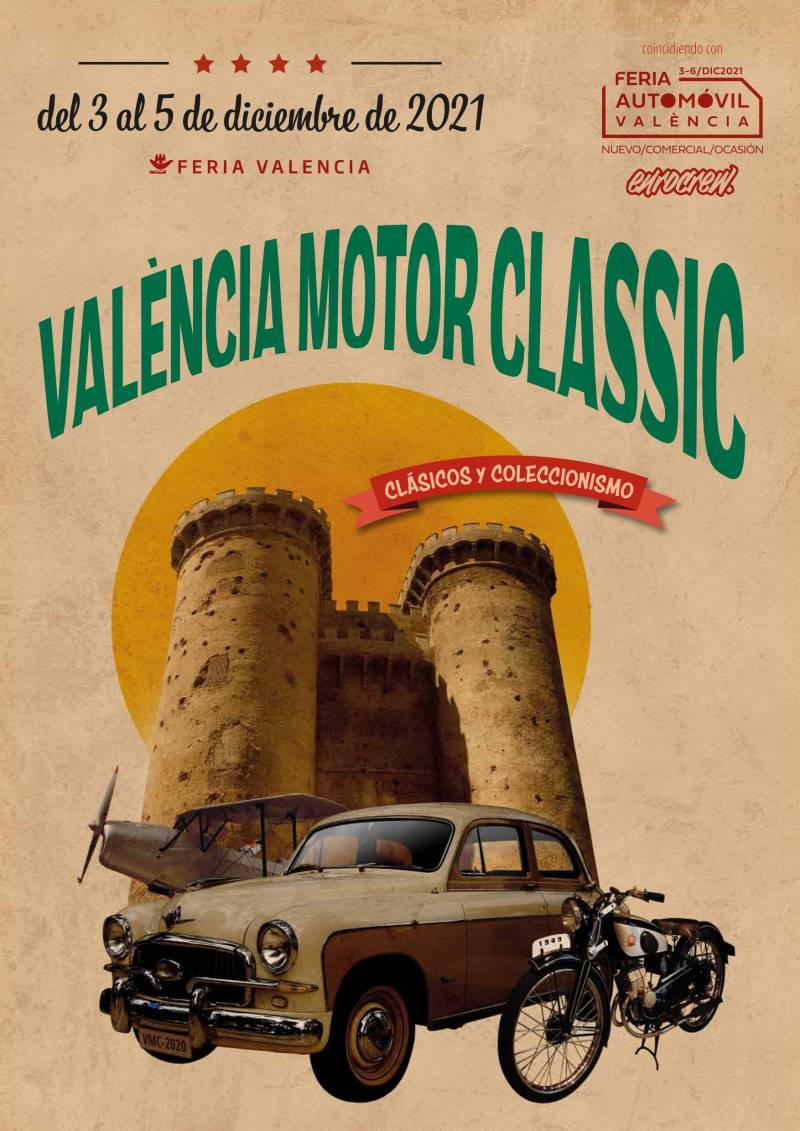 Cartel del evento València Motor Classic. EPDA

 