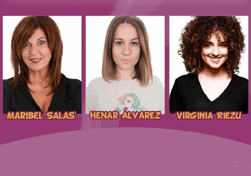 Henar Álvarez, Virginia Riezu, Maribel Salas