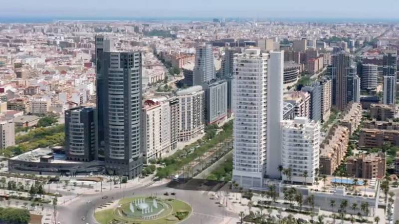 Avinguda Corts Valencianes en València. EPDA