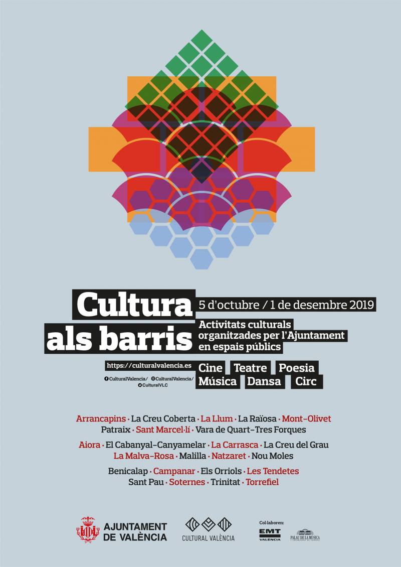 Cultura als barris octubre 2019