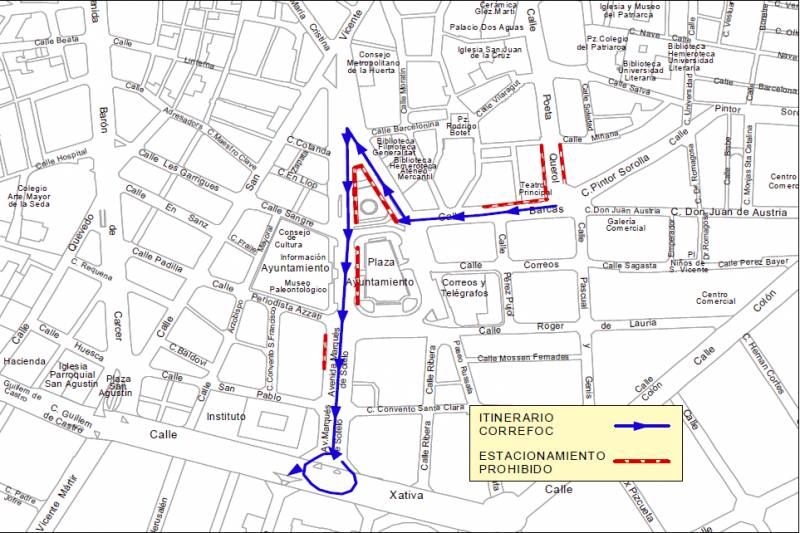 Itinerario Correfoc