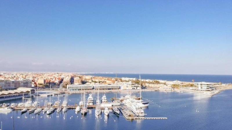 Foto aerea La Marina de València